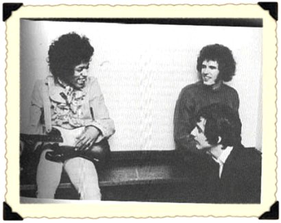 Jimi Hendrix, Gary Leeds (Walker Brothers) , Cat Stevens 1967